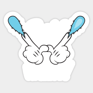 Cuphead Hands Sticker